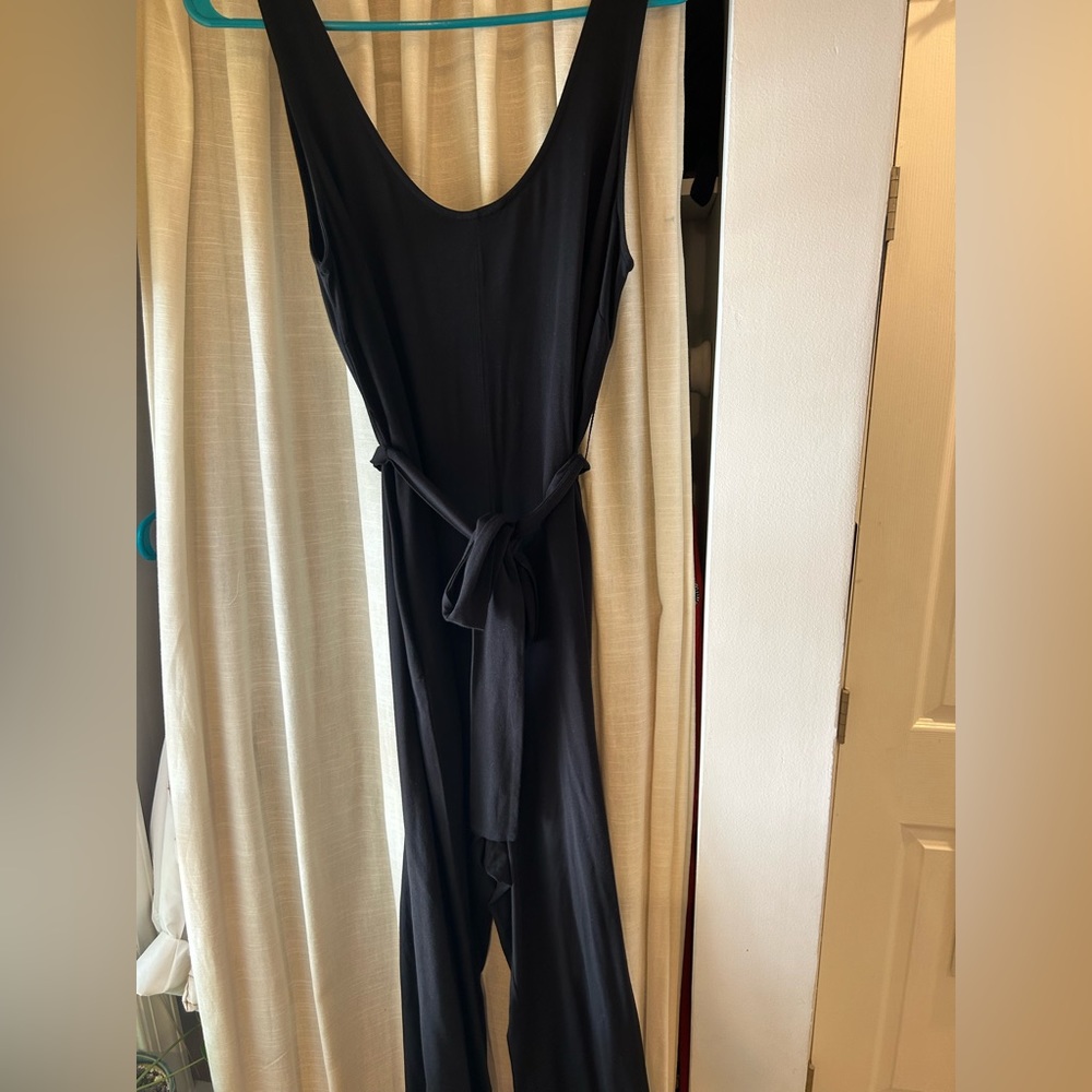 Able Knit Black Jumpsuit